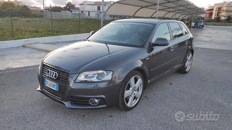 Usata Audi A3 S-Line 170 CV (125 kW) 2009 Grigio Berlina
