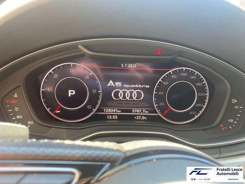 Usata Audi A5 S-Line 140 CV (102 kW) 2018 Bianco Coupé