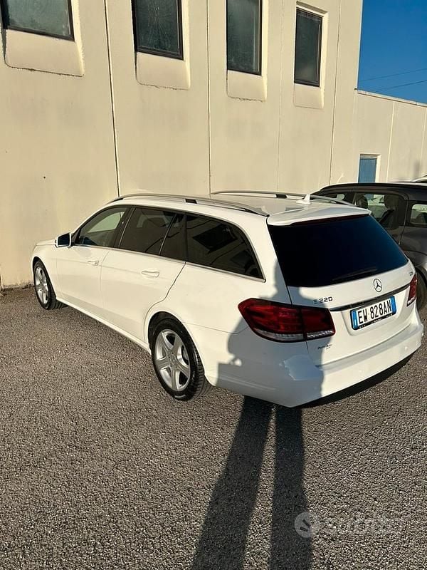 Usata Mercedes E220 2014 Bianco Berlina