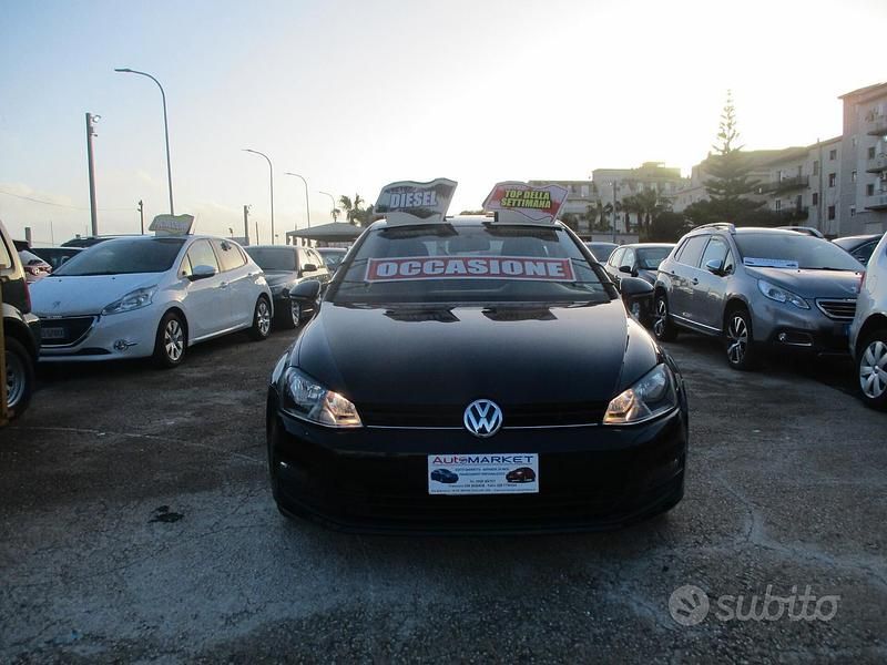 Usata VW Golf VII Highline 105 CV (77 kW) 2012 Nero Berlina