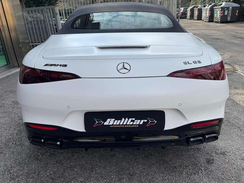 Usata Mercedes SL63 AMG Premium Plus 585 CV (430 kW) 2024 Bianco opaco Cabrio