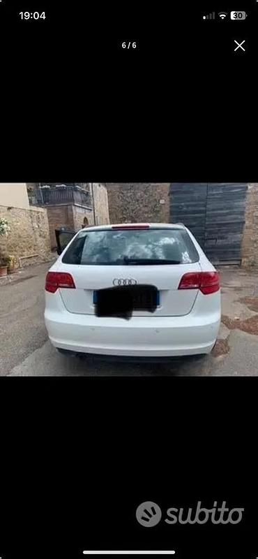 Usata Audi A3 Sportback Young 90 CV (66 kW) 2011 Bianco Utilitaria
