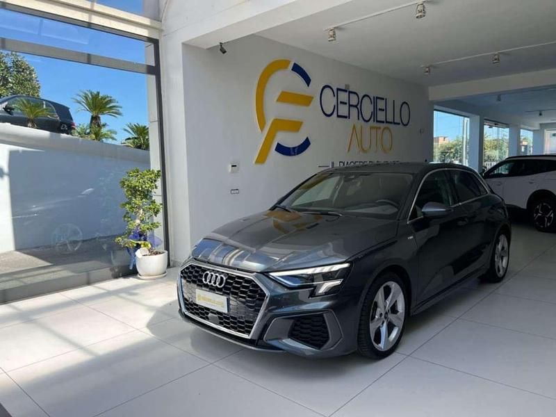 Usata Audi A3 S-Line 150 CV (110 kW) 2024 Nero metallizzato Berlina