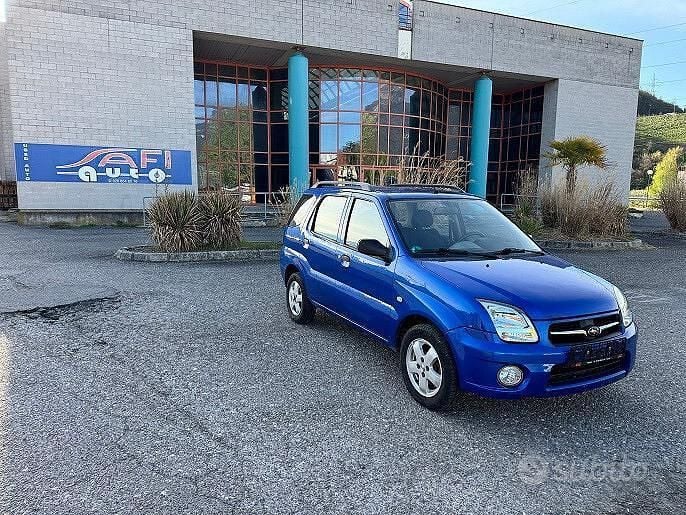 Usata Subaru Justy 90 CV (66 kW) 2006 Blu Utilitaria