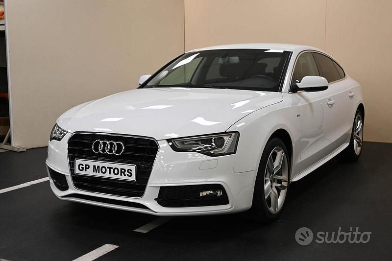 Usata Audi A5 Advanced 136 CV (100 kW) 2014 Bianco Coupé