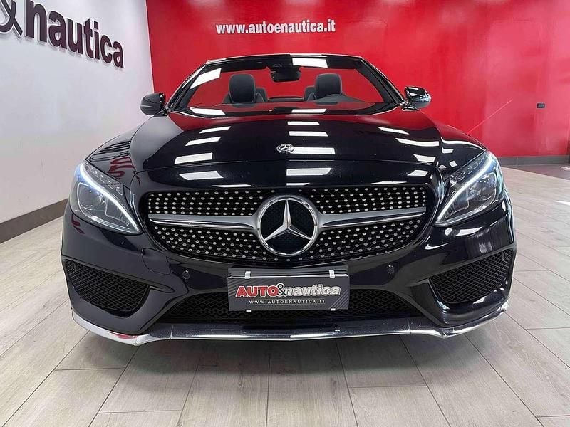 Usata Mercedes C220 Premium 170 CV (125 kW) 2017 Nero Cabrio