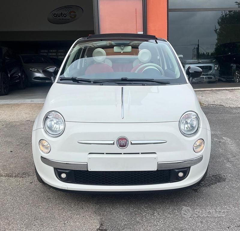 Usata Fiat 500C Lounge 70 CV (51 kW) 2015 Bianco Cabrio