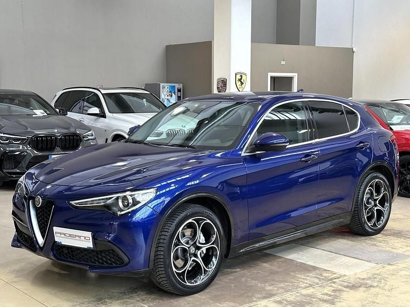 Usata Alfa Romeo Stelvio Ti 210 CV (154 kW) 2020 Blu SUV