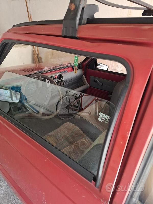 Usata Fiat Panda 45 CV (33 kW) 2001 Rosso Berlina