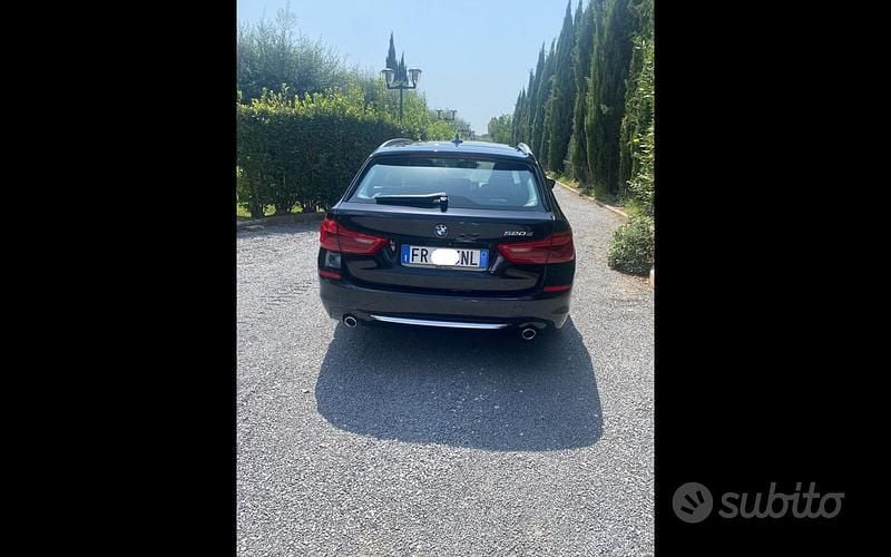 Usata BMW 520 Luxury Line 190 CV (139 kW) 2018 Nero Station wagon