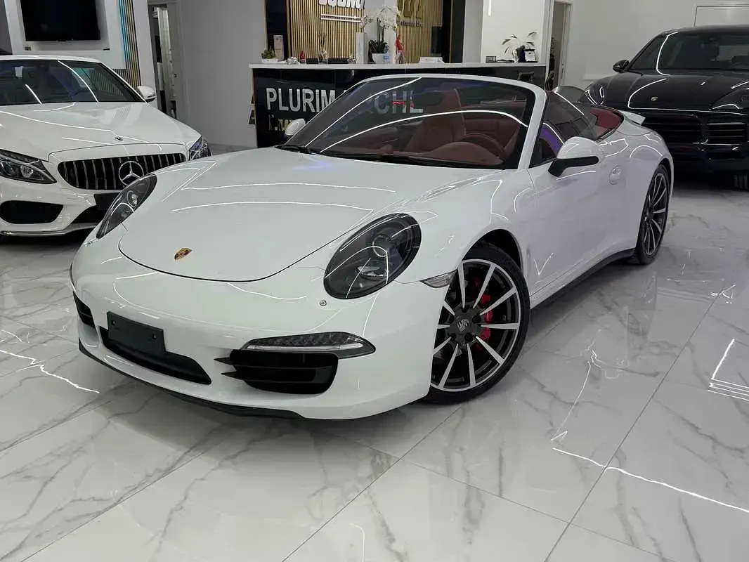 Usata Porsche 911 Carrera 4S Cabriolet 400 CV (294 kW) 2014 Bianco Cabrio