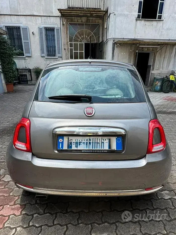 Usata Fiat 500 Lounge 69 CV (50 kW) 2017 Grigio Berlina