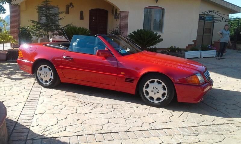 Usata Mercedes SL300 1989 Rosso