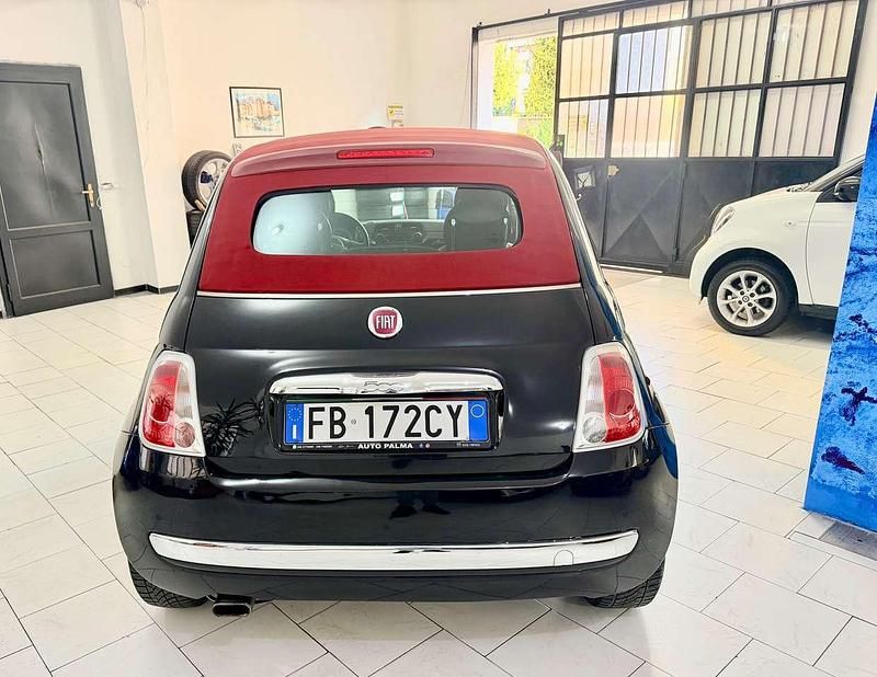 Usata Fiat 500C 69 CV (50 kW) 2015 Nero Cabrio