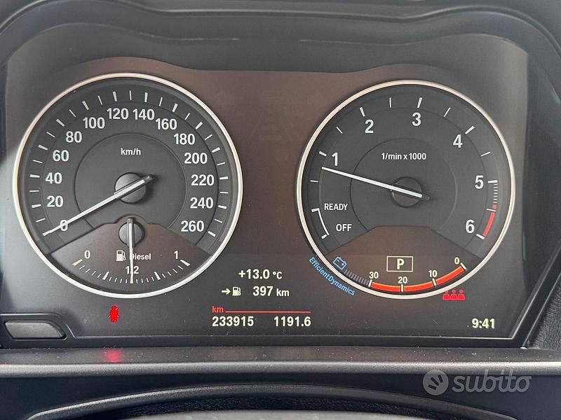 Usata BMW 118 Efficient Dynamics 150 CV (110 kW) 2015 Bianco Utilitaria