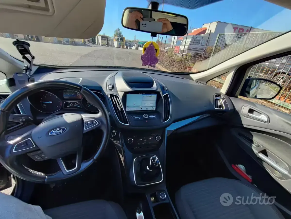 Usata Ford C-MAX Titanium 120 CV (88 kW) 2017 Grigio Monovolume