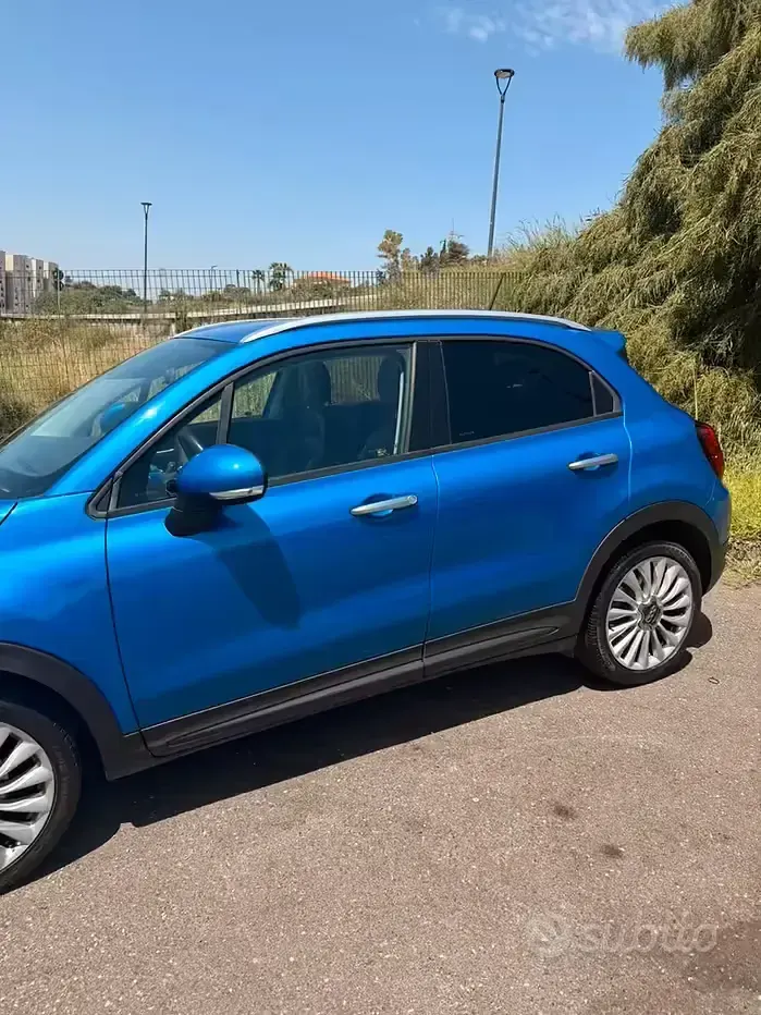 Usata Fiat 500X 95 CV (69 kW) 2019 Blu SUV