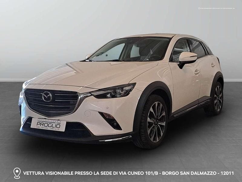 0q bianco puro Usata 2019 Mazda CX-3 Exceed SUV | 15.300 € (Buon prezzo) - Immagine 1/4