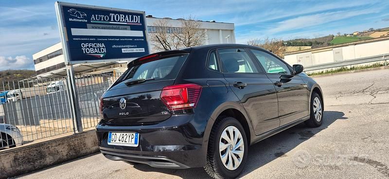 Usata VW Polo Trendline 90 CV (66 kW) 2021 Nero Utilitaria