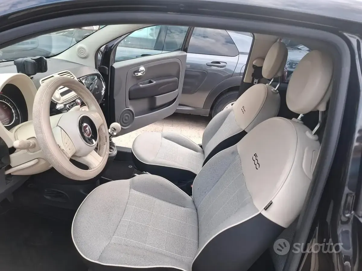 Usata Fiat 500C Lounge 69 CV (50 kW) 2015 Blu Cabrio
