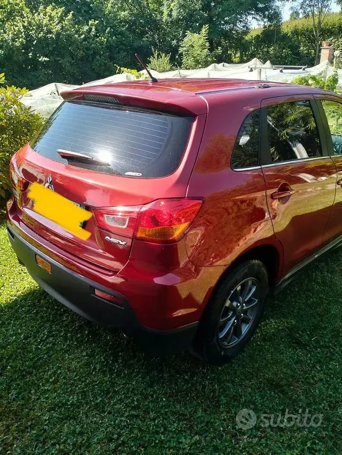 Usata Mitsubishi ASX 150 CV (110 kW) 2011 Rosso SUV
