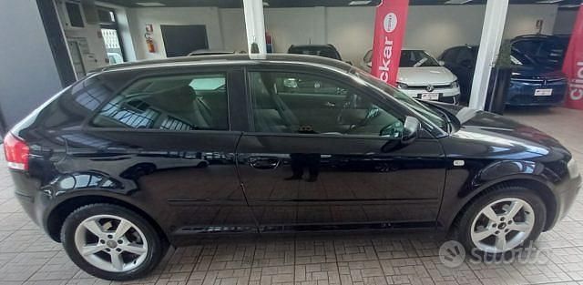 Usata Audi A3 Ambiente 105 CV (77 kW) 2007 Nero Utilitaria