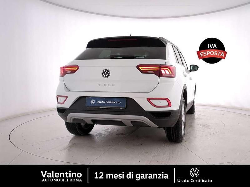 Usata VW T-Roc Edition 116 CV (85 kW) 2025 Bianco SUV