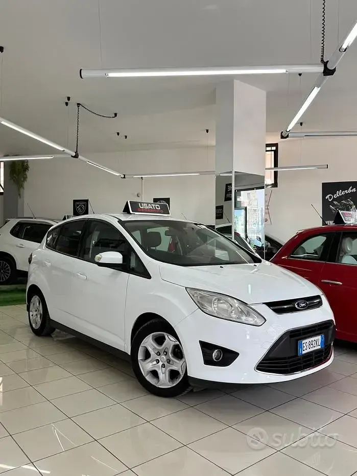 Usata Ford C-MAX Titanium 115 CV (84 kW) 2013 Bianco Monovolume