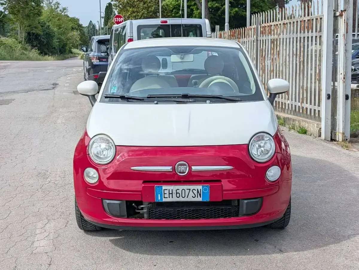 Usata Fiat 500 Lounge 69 CV (50 kW) 2011 Rosso Utilitaria