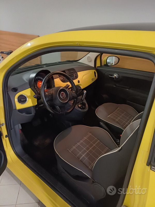 Usata Fiat 500 100 CV (73 kW) 2008 Giallo Utilitaria