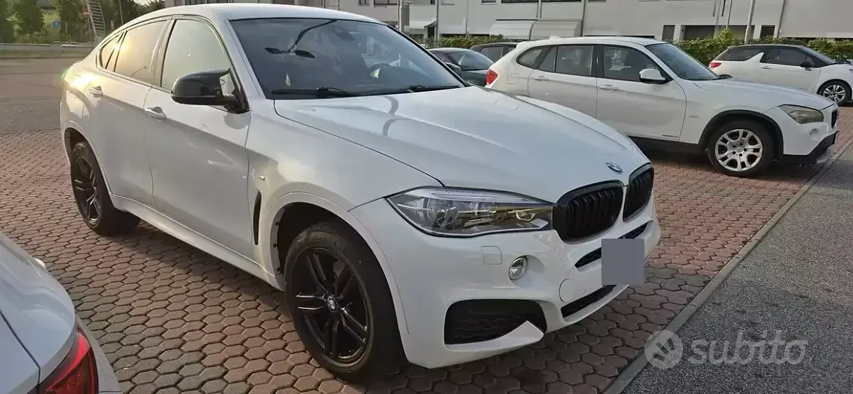 Usata BMW X6 Efficient Dynamics 313 CV (230 kW) 2015 Bianco SUV