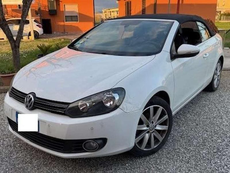 Usata VW Golf Cabriolet 105 CV (77 kW) 2012 Bianco Cabrio
