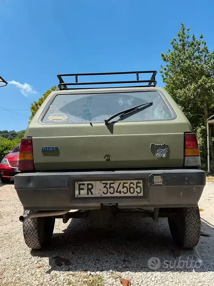 Usata Fiat Panda 4x4 50 CV (36 kW) 1987 Verde Utilitaria