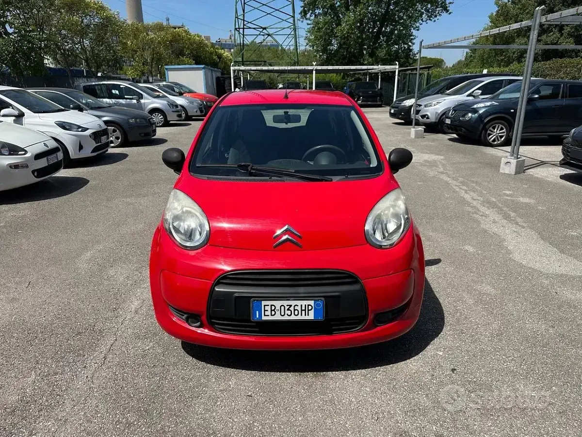 Usata Citroën C1 68 CV (50 kW) 2010 Rosso Utilitaria