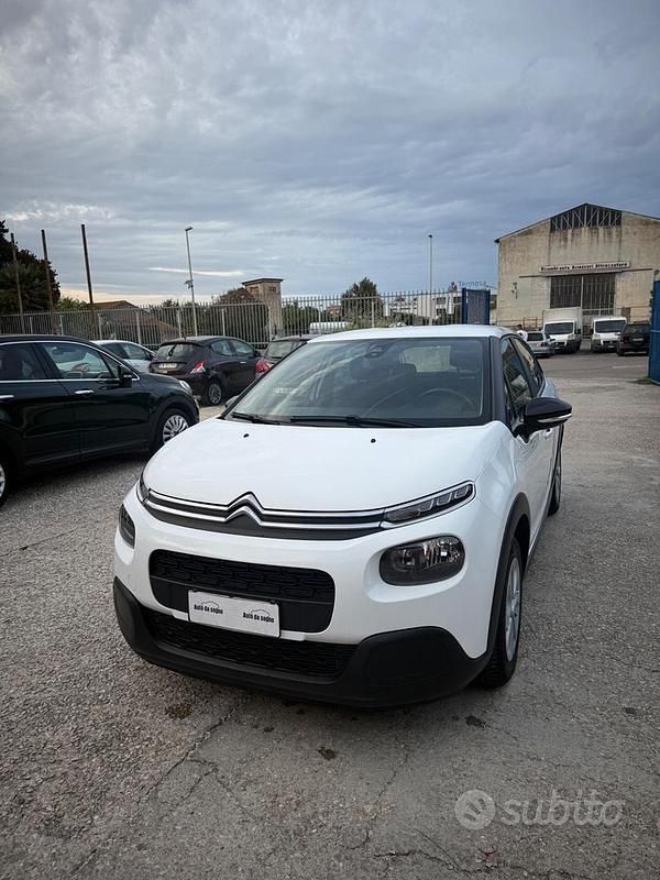 Usata Citroën C3 PureTech 82 CV (60 kW) 2019 Bianco Berlina