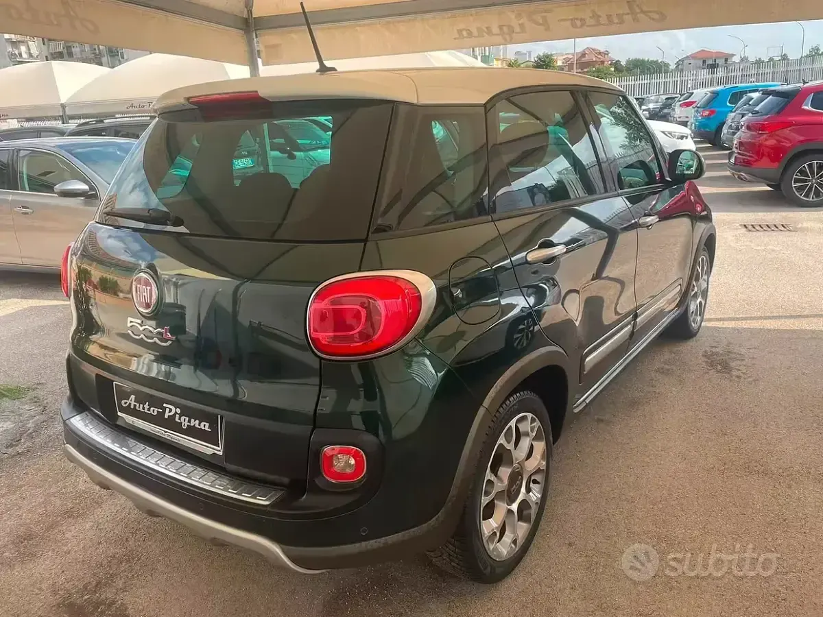 Usata Fiat 500L Trekking 95 CV (69 kW) 2017 Verde Monovolume
