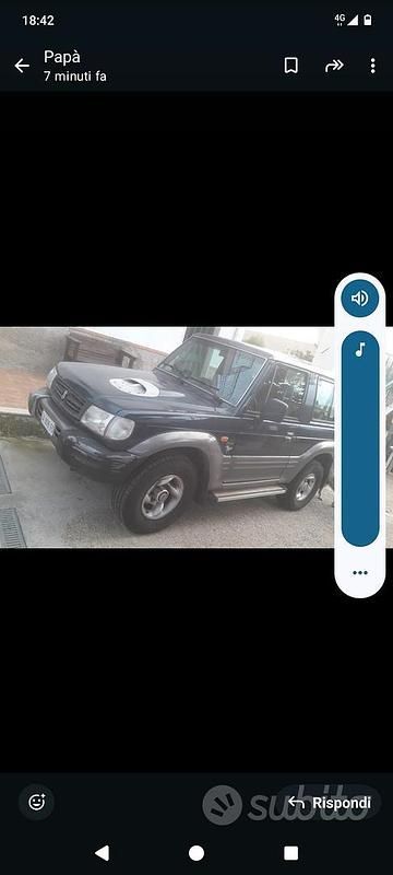 Usata Hyundai Galloper 2000 Blu SUV