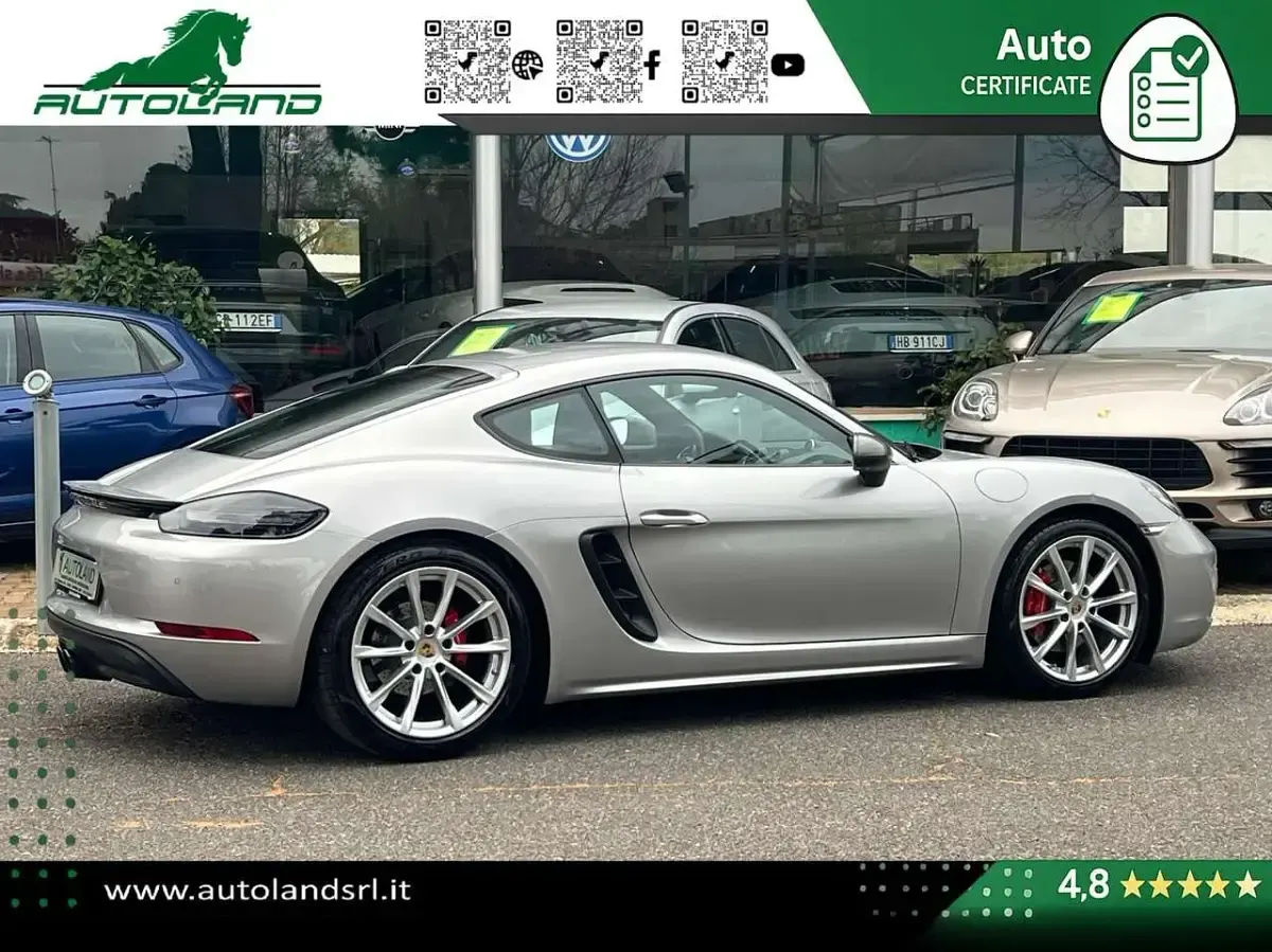 Usata Porsche 718 299 CV (219 kW) 2022 Argento gt metallizzato Coupé