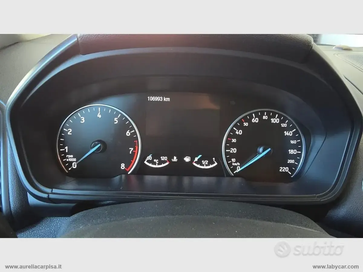 Usata Ford Ecosport Titanium 99 CV (72 kW) 2019 Argento SUV