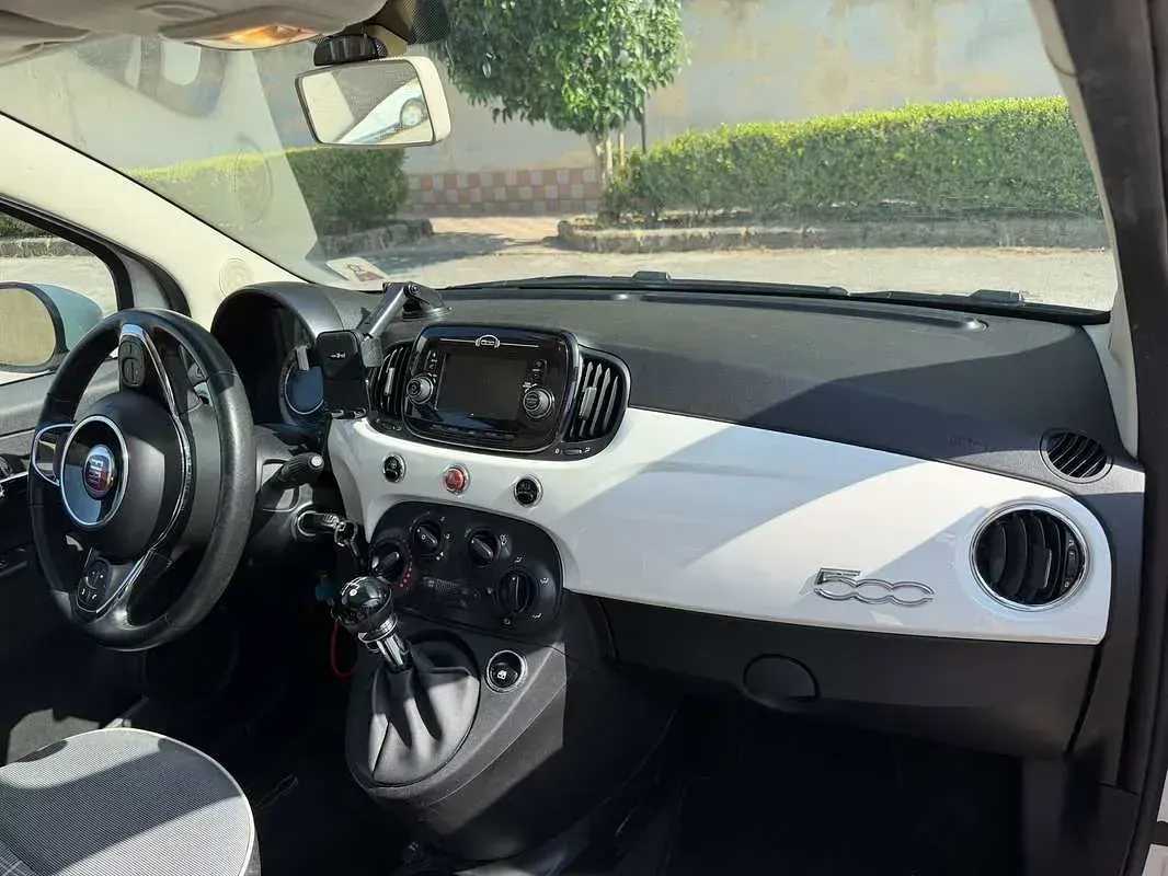 Usata Fiat 500 Lounge 69 CV (50 kW) 2018 Bianco Utilitaria