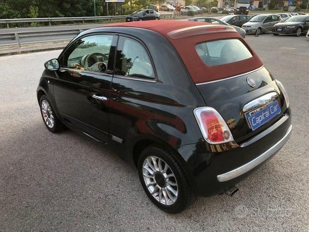 Usata Fiat 500 Lounge 69 CV (50 kW) 2014 Nero Cabrio