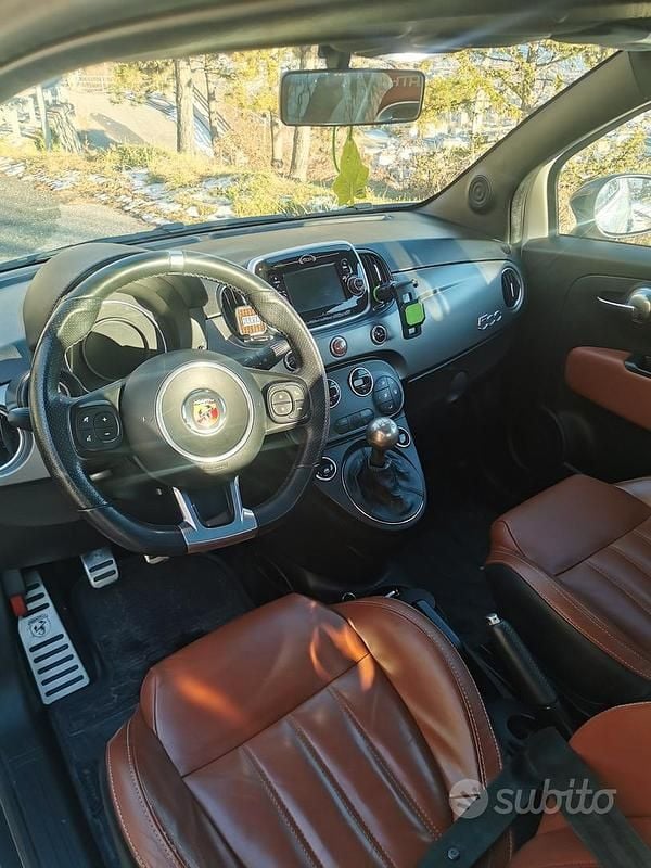 Usata Abarth 595 Turismo 165 CV (121 kW) 2018 Bianco Coupé