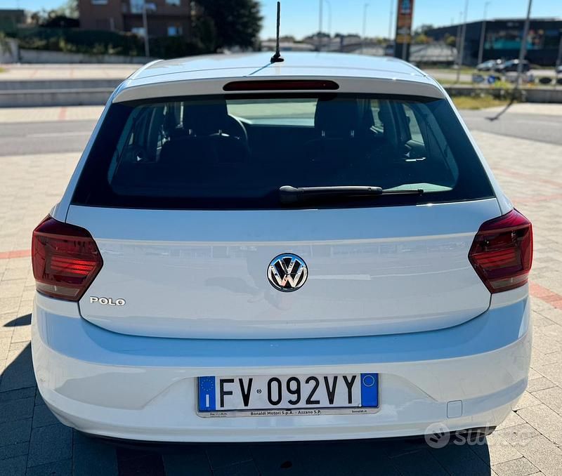 Usata VW Polo Comfortline 80 CV (58 kW) 2019 Bianco Utilitaria