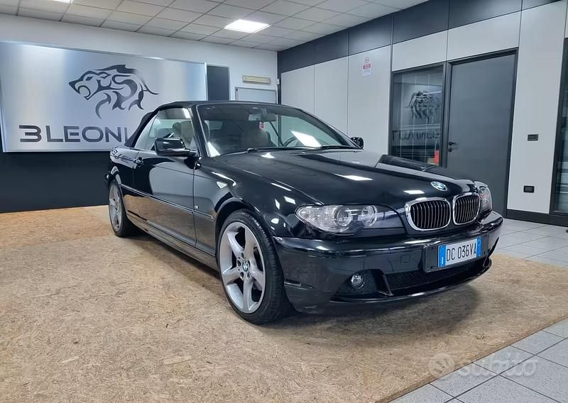 Usata BMW 320 Cabriolet 150 CV (110 kW) 2006 Nero Cabrio