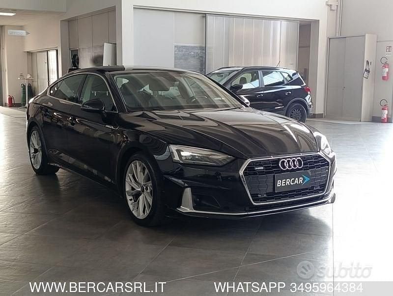 Usata Audi A5 Sportback Advanced 204 CV (150 kW) 2022 Nero Utilitaria