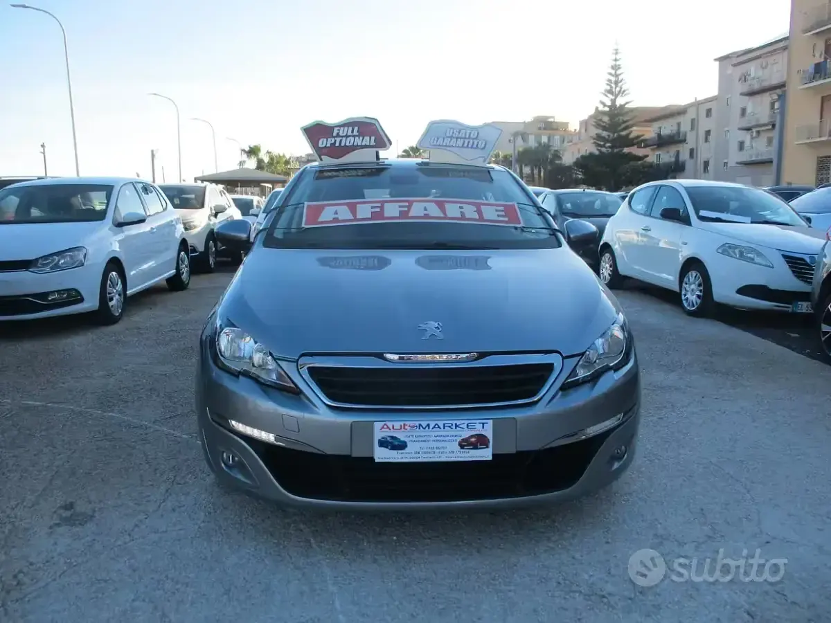 Usata Peugeot 308 92 CV (67 kW) 2014 Grigio Berlina