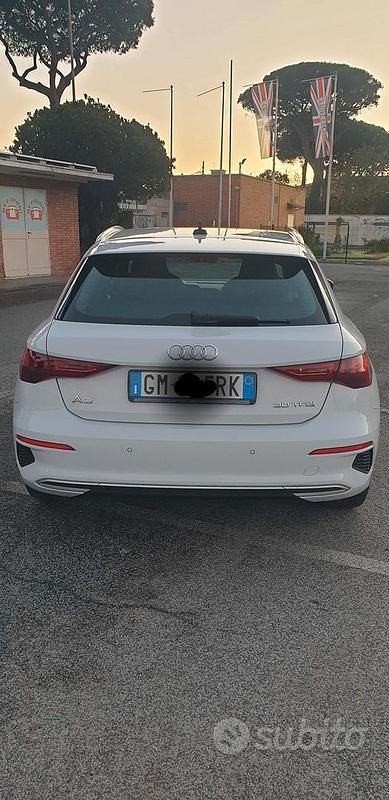 Usata Audi A3 S-Line 110 CV (80 kW) 2022 Bianco Berlina