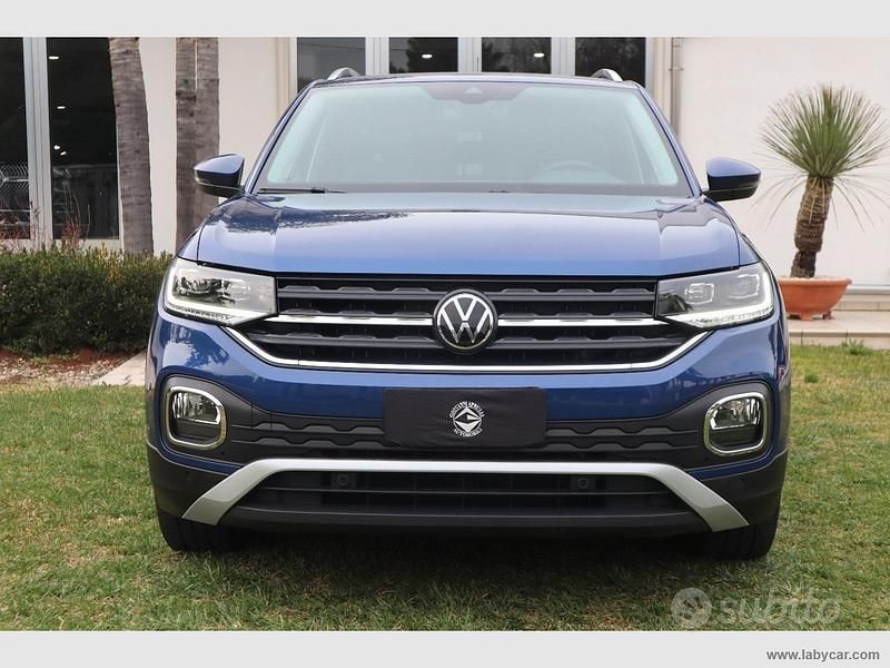 Usata VW T-Cross Advance 110 CV (80 kW) 2022 Blu/azzurro SUV