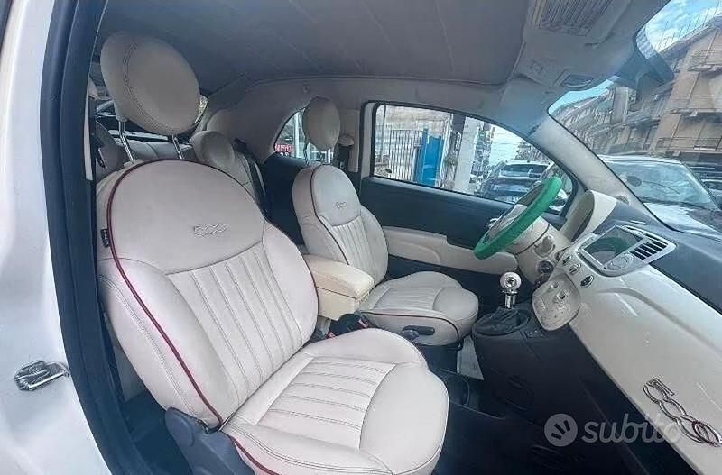 Usata Fiat 500C Rock 69 CV (50 kW) 2010 Bianco Cabrio
