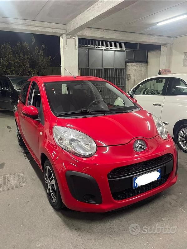 Usata Citroën C1 Seduction 67 CV (49 kW) 2013 Rosso Utilitaria
